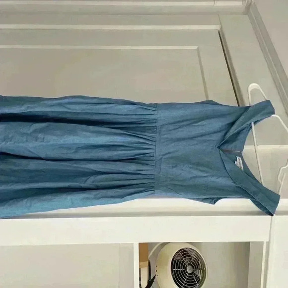 Modcloth Emily & Fin Tencel Lulu Chambray Dress - Picture 5 of 5